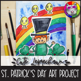 St. Patrick's Day Art Lesson, Leprechaun and Friends Art P