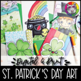 St. Patrick's Day Art Lessons Booklet, DIGITAL & PRINT Art