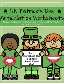 Preview of St. Patrick's Day Articulation Activity