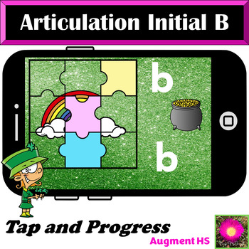 Preview of St Patrick's Day Articulation B Activity on Boom Cards™