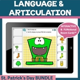St. Patrick's Day NO PREP Articulation & Language Bundle