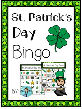 Preview of St. Patrick's Day BINGO