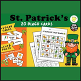 St. Patrick's Day BINGO Cut and Paste | For Pre-K Grade