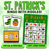 St. Patrick's Day BINGO with Riddles & Call Cards: Print &