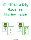 St. Patrick's Day Base Ten Number Match