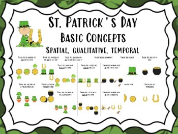Preview of St. Patrick's Day Basic Concepts