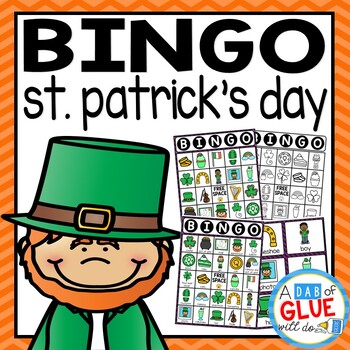 Preview of St. Patrick's Day BINGO | St. Patty's Day Activities | St. Patrick's Day Games