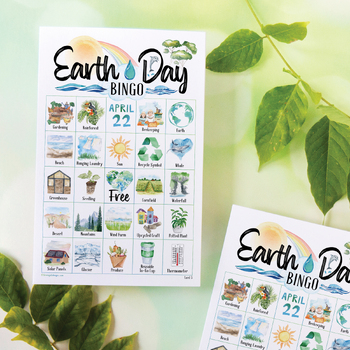 Preview of Earth Day Bingo - 50 Cards