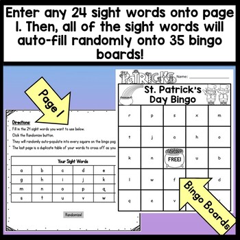 Seasonal Bingo Auto-Fill 35 Cards! by Editable Seasonal Activities
