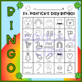 St. Patrick's Day Bingo! Color, cut & paste themed-BINGO cards