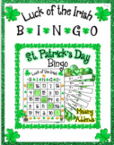 St. Patrick's Day Bingo Fun with Missing Addends Math for 