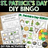 St. Patrick's Day Bingo Game | Activity | Cut and Paste | 