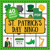 St Patrick's Day Bingo Game Activity | ESL/ELL, Primary, S