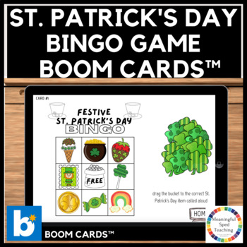 Preview of St. Patrick's Day Bingo Game Boom Cards™