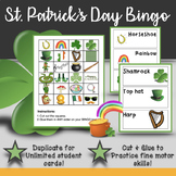 St. Patrick's Day Bingo Game | Vocabulary Activity and Hom