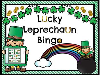 Preview of St. Patrick's Day Bingo - Lucky Leprechaun Bingo - Game