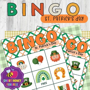 St. Patrick's Day Bingo Set of 30 by Smart Honey Funville | TPT