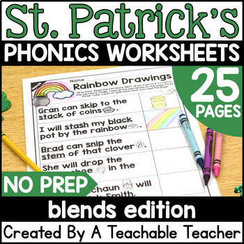 Preview of St. Patrick's Day Blends and Digraphs | St. Patrick's Day Phonics