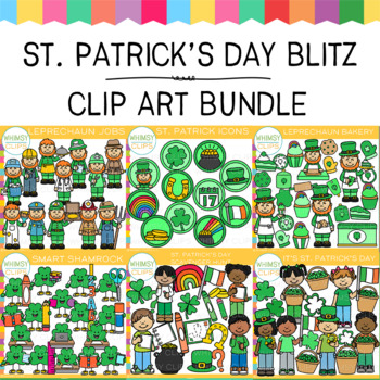 Preview of St. Patrick's Day Blitz Clip Art Bundle