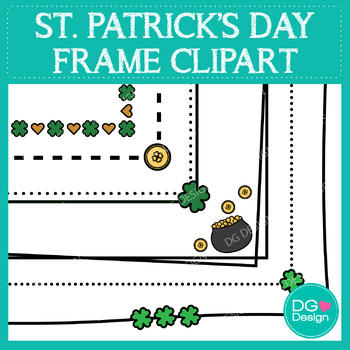 Preview of St. Patrick's Day Boarders and Frames