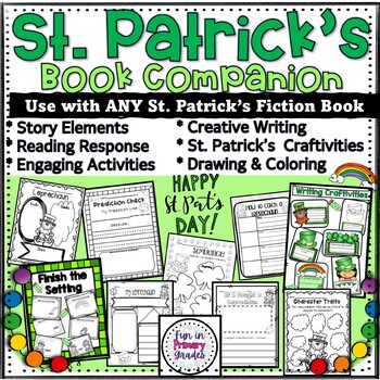 Preview of St. Patrick's Day Book Companion Activities with any Fiction Read Aloud