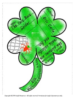 Preview of St. Patrick's Day Book Report