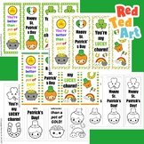 St. Patrick's Day Bookmark Printables - Full Color & Color