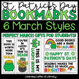 St. Patrick's Day Student Bookmarks March Gifts Rainbow Po