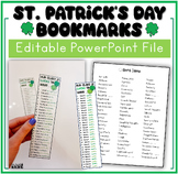 St. Patrick's Day Bookmarks We are a Lucky Class Gift