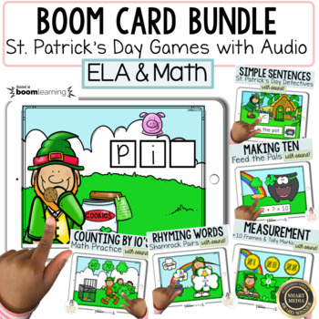 Preview of St. Patrick's Day Boom™ Cards | Digital Bundle