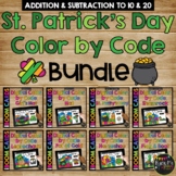 St. Patrick's Day Boom Cards™ Color by Code BUNDLE | 8 Dec