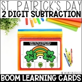St. Patrick's Day Boom Cards - Subtraction Without Regroup