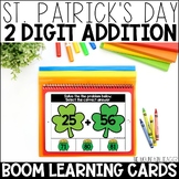 St. Patrick's Day Boom Cards for Addition With Regrouping 