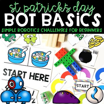 Preview of St. Patrick's Day Bot Basics {Robotics for Beginners} - Robot Activities