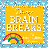 St. Patrick's Day Brain Breaks Printable Cards Movement & 