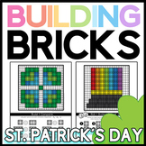St. Patrick's Day Brick Building Mats: Math & Reading Activities
