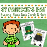 St Patrick's Day Building Brick Mats and Task Cards