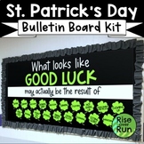 St. Patrick's Day Bulletin Board with Shamrocks - St. Patty's Day