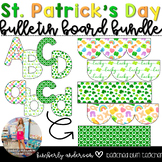 St. Patrick's Day Bulletin Board Borders, Letters, and Numbers
