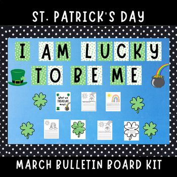 Preview of St. Patrick's Day Bulletin Board, St. Patrick's Day Craft, Lucky Craft