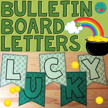 Preview of St Patrick's Day Bulletin Board Letters