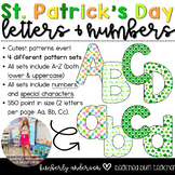 St. Patrick's Day Bulletin Board Letters Numbers - Door De