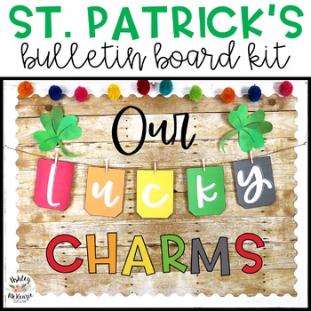 Preview of St. Patrick's Day Bulletin Board Decor or March Door Decor