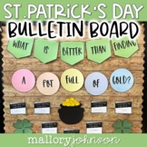 St.Patrick's Day Bulletin Board with craft and writing actvity
