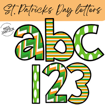 Preview of St. Patrick's Day Bulletin Day Letters