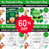 St. Patrick's Day Bundle: 5 Collaborative Coloring Posters