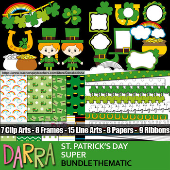 Preview of St. Patrick's Day Bundle Clip Art