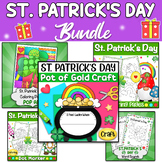 St. Patrick's Day Bundle - Craft, Coloring Pages, Bulletin