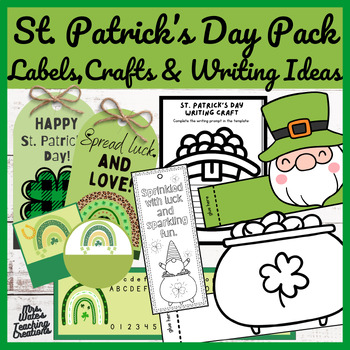 Preview of St. Patrick's Day Crafts & Writing Activities - Templates & Printable Tags