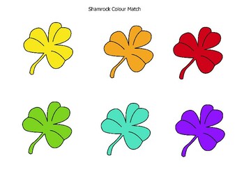 Preview of St. Patrick's Day Bundle. Interactive Book, Colour Matching, Shape Matching